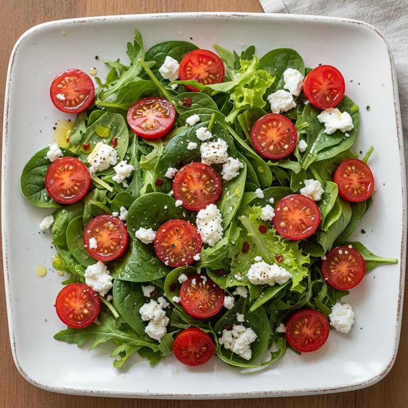 Salade tomates feta