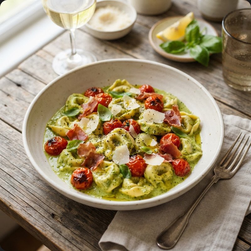 Tortellini crémeux à l'italienne