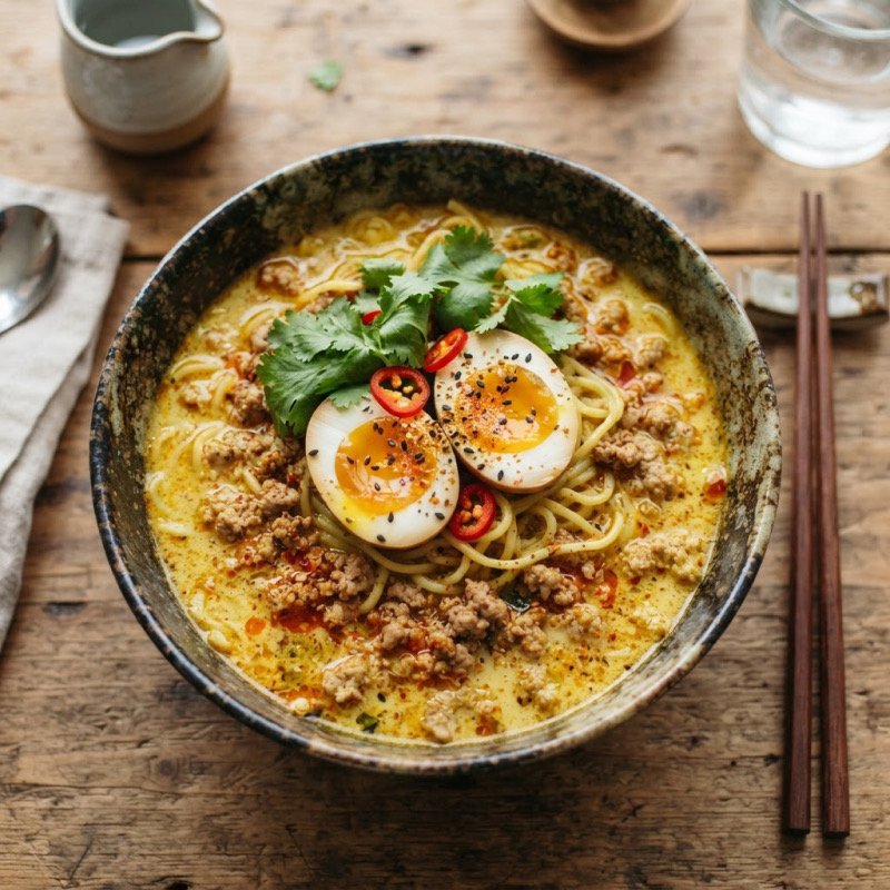 Pork & Coconut Milk Ramen