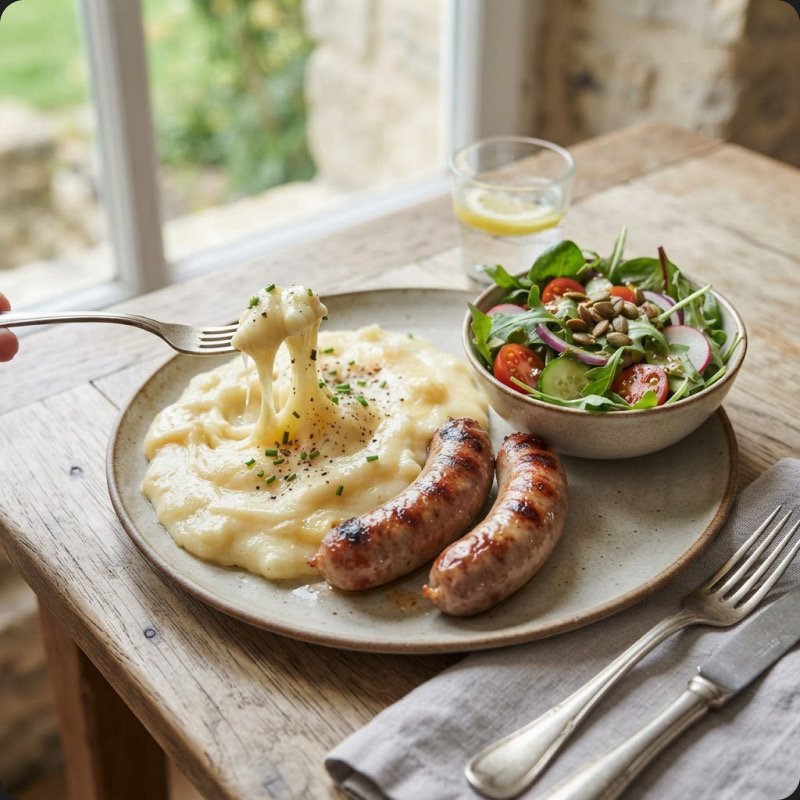 Aligot saucisse express